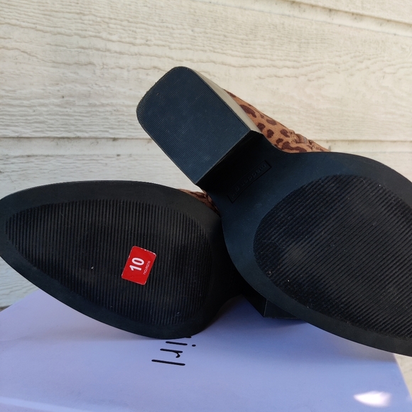 Madden girl Klicck Ankle bootsLeopard Bootie Women'sSize 10M - Picture 4 of 13